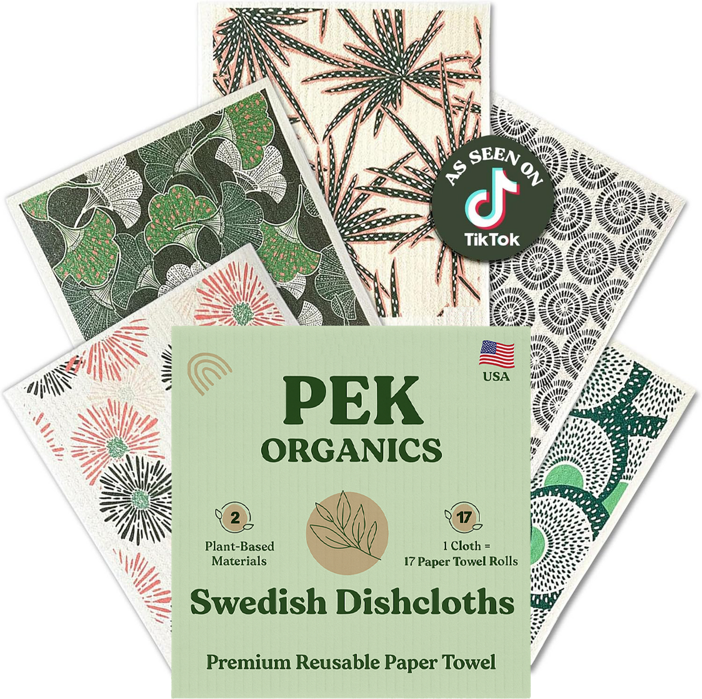 Pek Organics Cloth Co. Swedish Dishcloth
