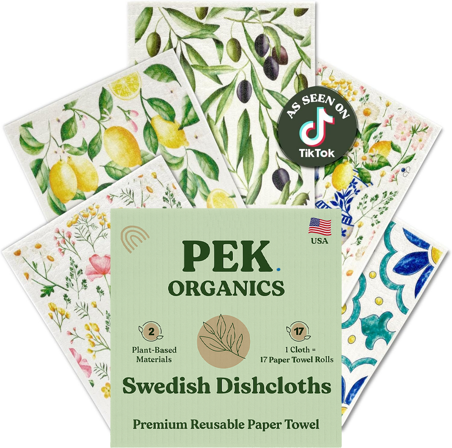 Pek Organics Cloth Co. Swedish Dishcloth