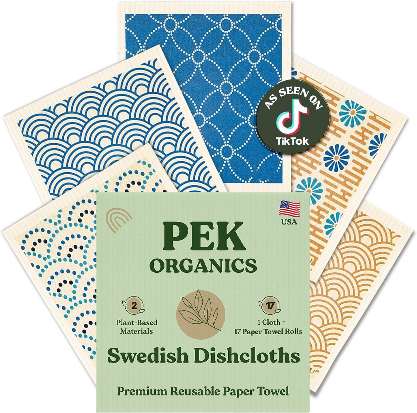Pek Organics Cloth Co. Swedish Dishcloth