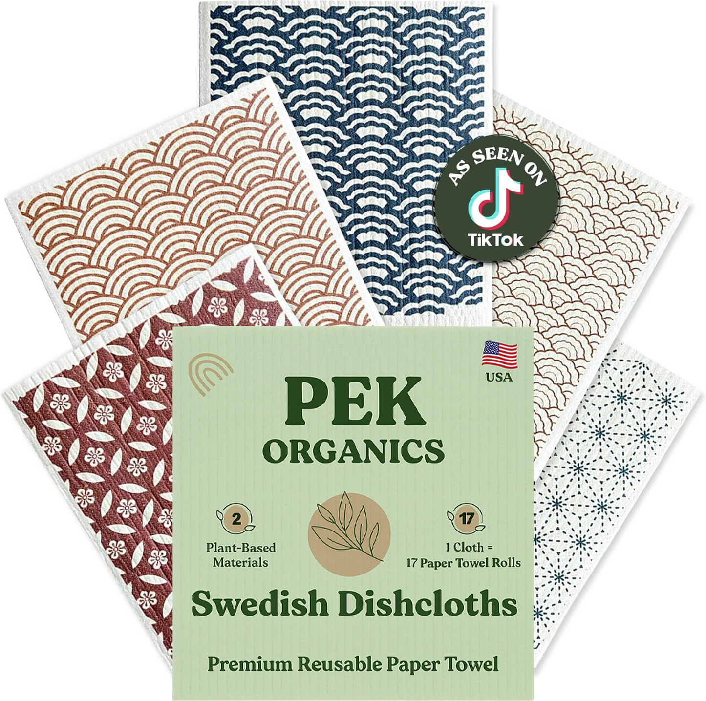 Pek Organics Cloth Co. Swedish Dishcloth
